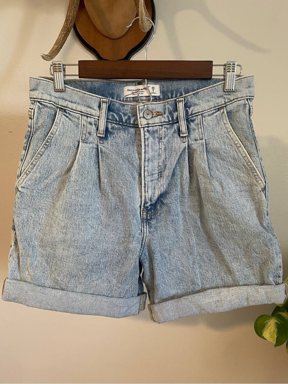 Abercrombie & Fitch Pleated Shorts